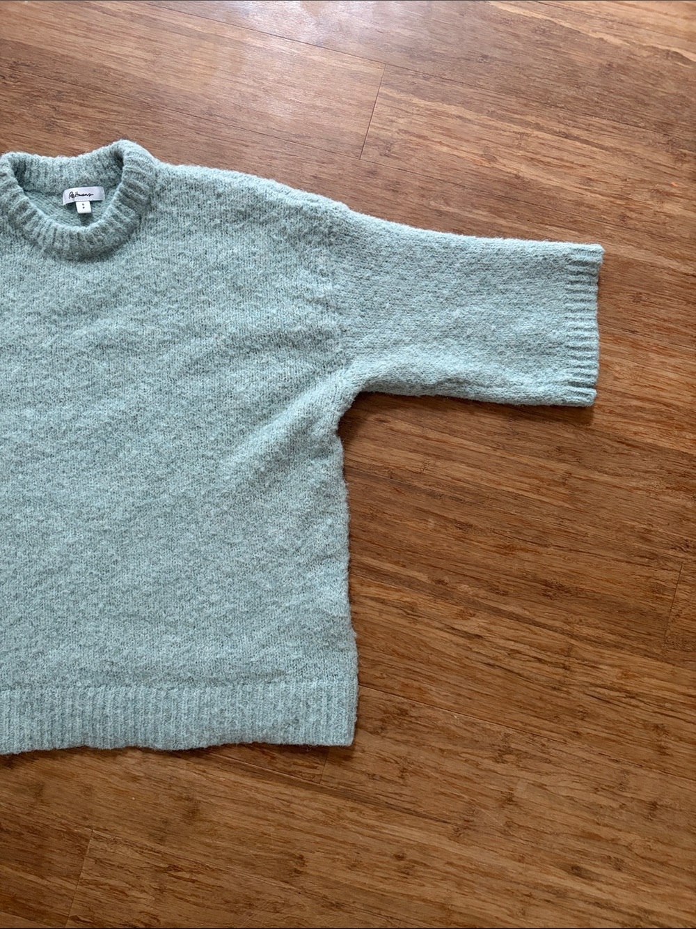 Reitmans Elbow-Sleeve Crew-Neck Loose Sweater, sz S - Picture 5 of 8